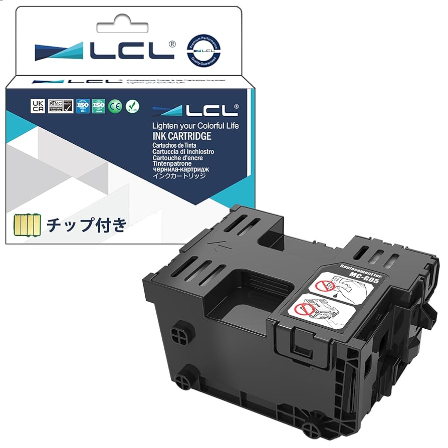 LCL インクカートリッジ 7個セット& 互換メンテナンスボックス Amazon.co.jp: LCL: 互換メンテナンスボックス